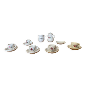 Miniature porcelain coffee/tea set