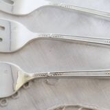 Oyster or dessert forks, silver