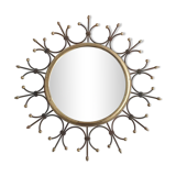 Vintage old sun mirror 43cm
