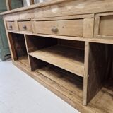 wooden shelf unit