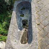 blue reconstituted stone tray