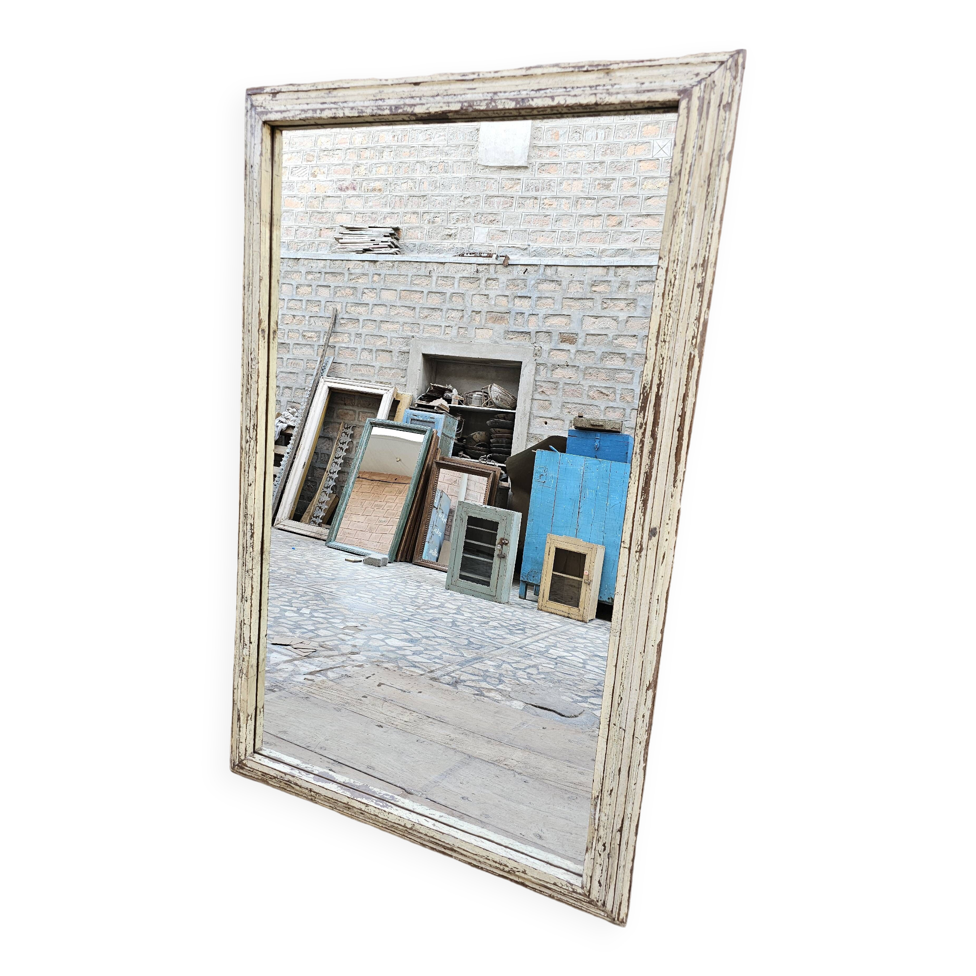 Teak mirror from Burma