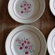 6 flat plates model Francine. Badonviller. Very good condition.