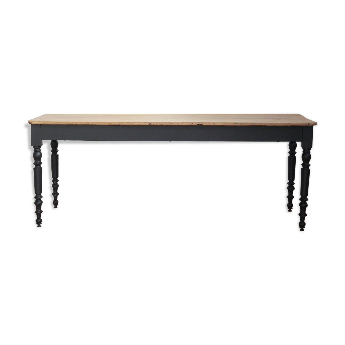 Restored old convent table