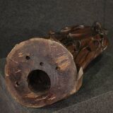 19th century religious wooden sculpture Madonna