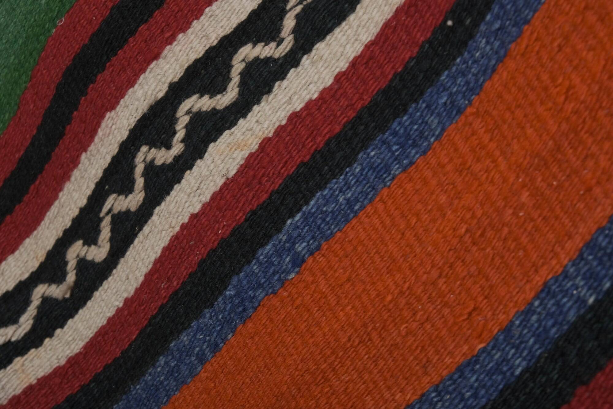 Vintage Turkish hallway rug 63x647 cm