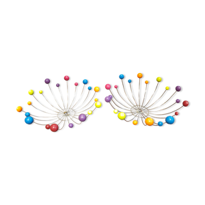 Porte saladier boules de couleurs