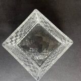 Vintage molded glass candy box