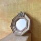 Small wooden wall mirror – Embossed floral decoration