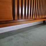 Buffet vintage en noyer, commode vintage, 1960