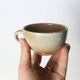 Set of 2 stoneware cups, Grès du Marais, vintage, 1980