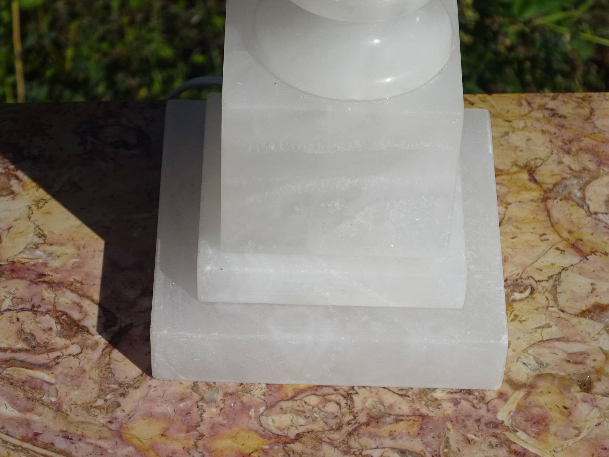 Lampe en albâtre
