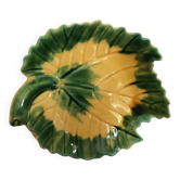 Plat feuille barbotine