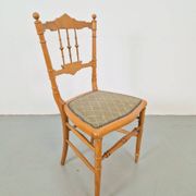 Vintage Chiavari Spool Chair, Italy, 1950s