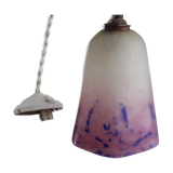 Opaline hanging lamp