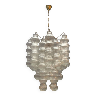 Murano Glass Bubble Chandelier, 1980s, Italy