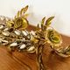 Set of 2 Amazing Italian Hollywood Regency Gilded Wall Lamps by Hans Kögl