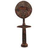 Ashanti Akuaba African Art Statue from Ghana, wooden, 1980s.