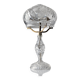 Lampe de table Art Déco formant 'champignon' en cristal taillé, France années 1920