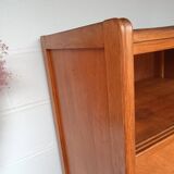 Wing-shaped locker cabinet from the 1950s