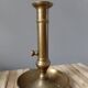 Push candle holder in brass