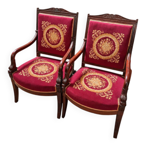Paire De Fauteuils époque - empire