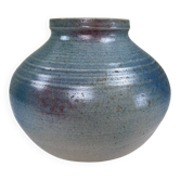 Vase boule en grès