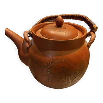 Terracotta teapot