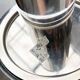 Vintage German glass pendant light Space Age Ah 105 by Peill & Putzler, 1970s.