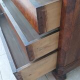 Louis Philippe walnut chest of drawers