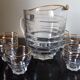 Carafe avec 6 petits verres vintage