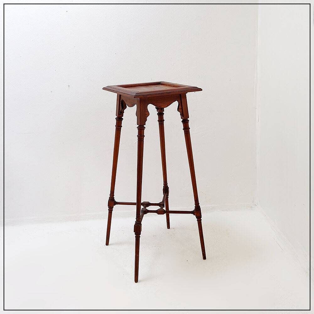 Antique wooden stool - Art Nouveau style