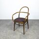 Rare fauteuil en bois courbé de radomír hofman pour ton, 1967