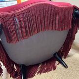 Pair of red toad theater armchairs