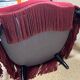 Pair of red toad theater armchairs