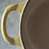 Le Creuset Yellow Oval Casserole