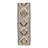Tapis Kilim persan marron beige 3x10, 97x324 cm