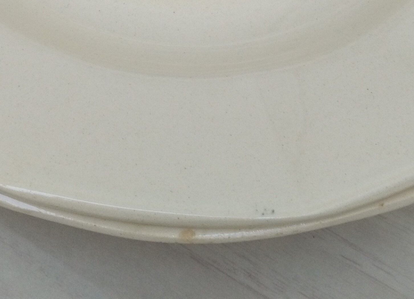 Lot of 2 hollow plates Digoin Sarreguemines model "blue rose"
