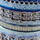 Vase bleu italien par Bitossi