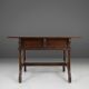 Antique carved Oak Spanish Console Table with Drawers, 18th Century