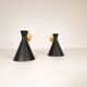 Pair of modern Italian wall sconces in Stilnovo style, wall lamp.