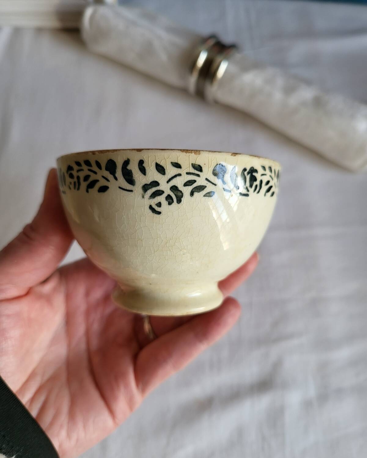Small Old Bowl in Earthenware
