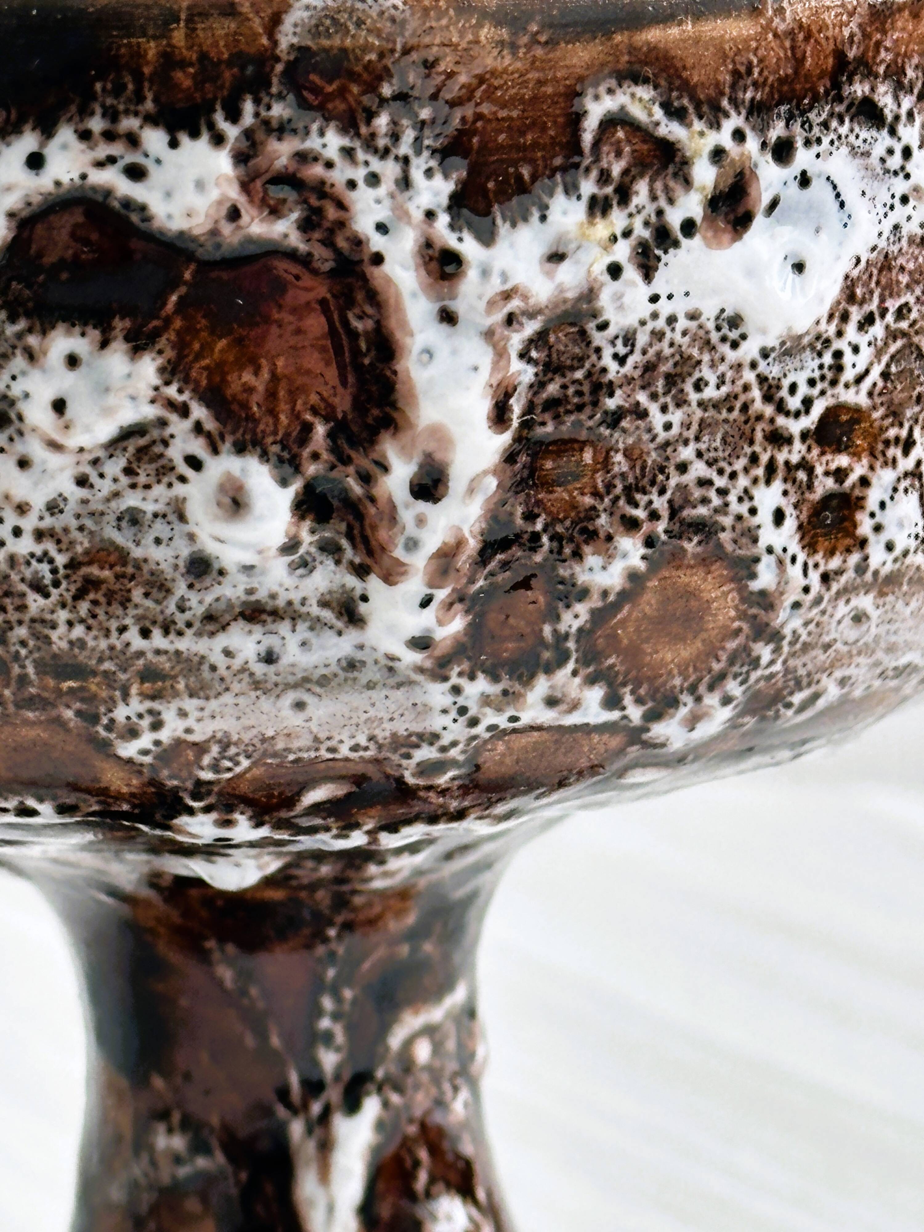 Vintage ceramic footed bowl