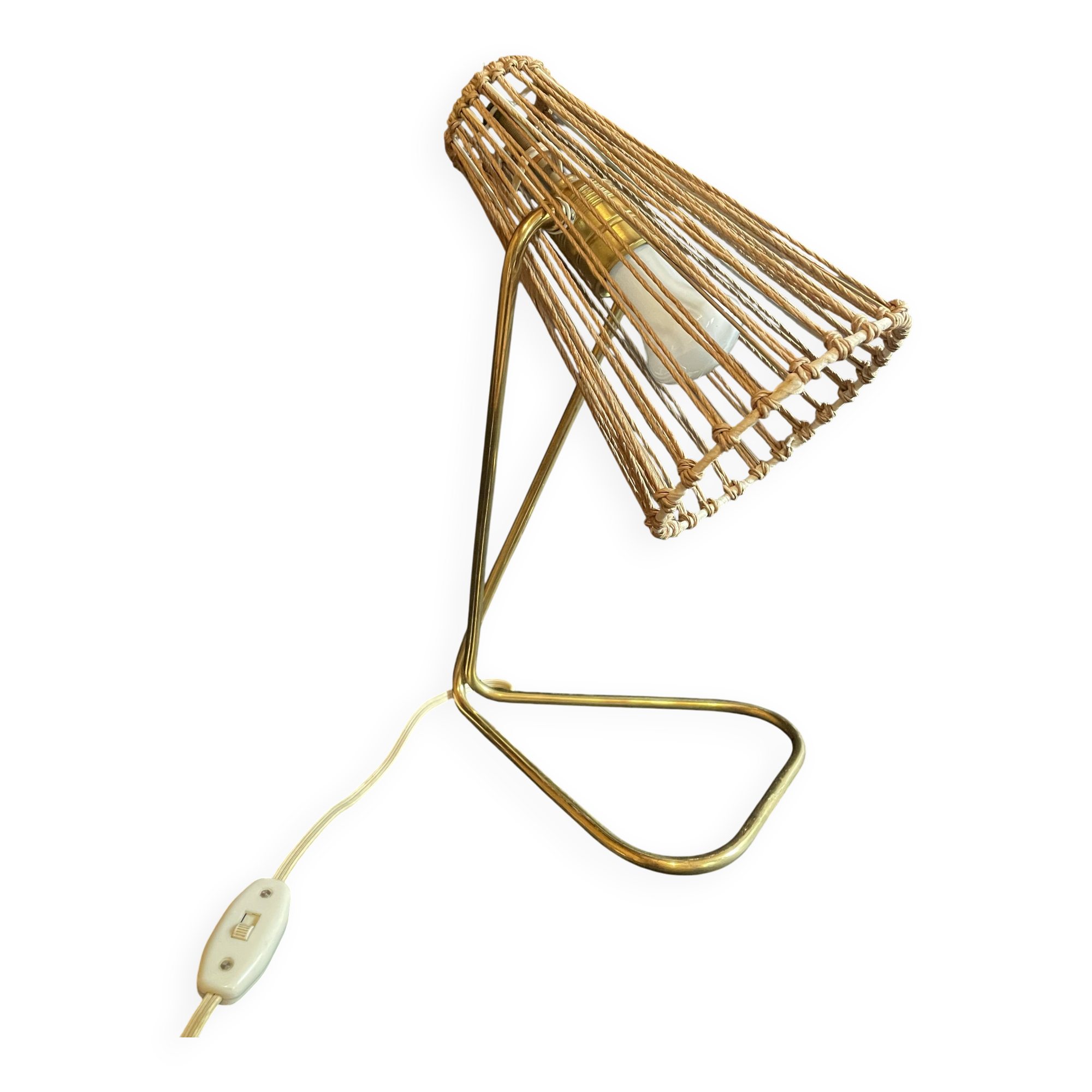 Table lamp by Rupert Nikoll, Vienna, 1960.