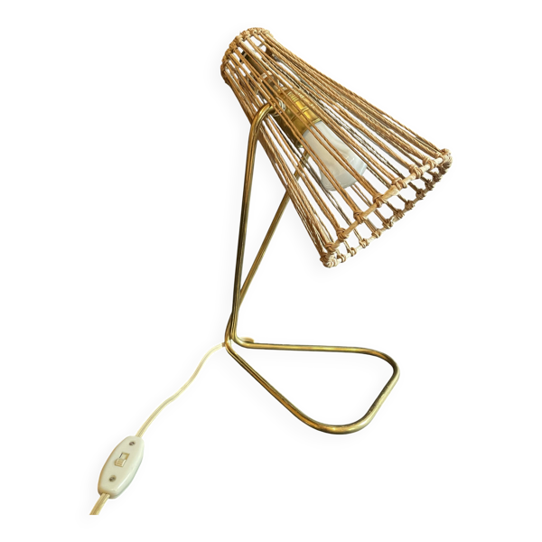 Lampe de table par Rupert Nikoll, Vienne, année 1960
