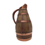 Old wooden cider pitcher