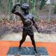 Bronze sculpture "man in chains" on marble 55cm