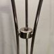 Lampadaire métal socle fonte 3 globes année 80