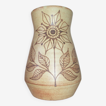 Vase céramique signé Fonck et Matéo