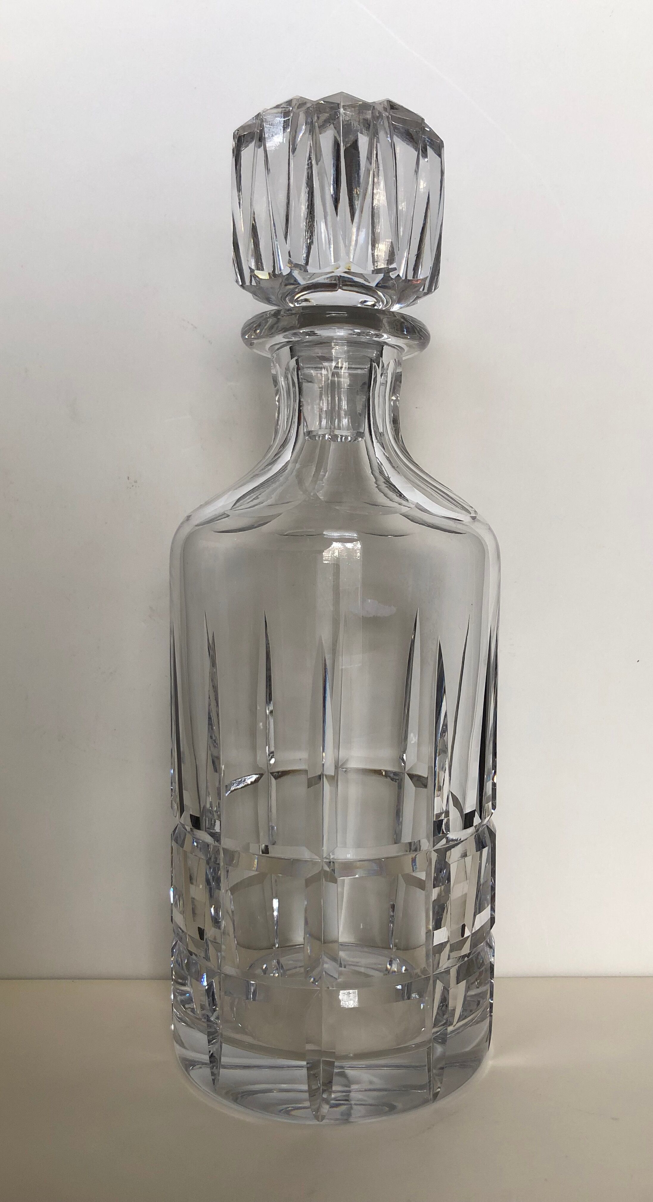 Cut crystal whiskey service